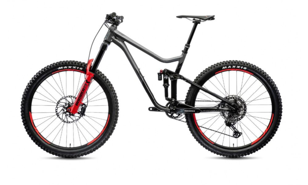 Bicycle Merida ONE-SIXTY 700 2021 grey-sparkling black - 2