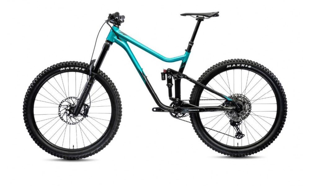 Bicycle Merida ONE-SIXTY 700 2021 metallic teal-black - 2