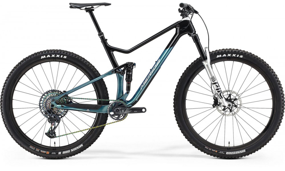 Bicycle Merida ONE-TWENTY 8000 2021 silver-black-blue - 1