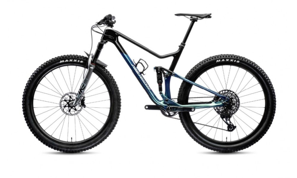 Bicycle Merida ONE-TWENTY 8000 2021 silver-black-blue - 2