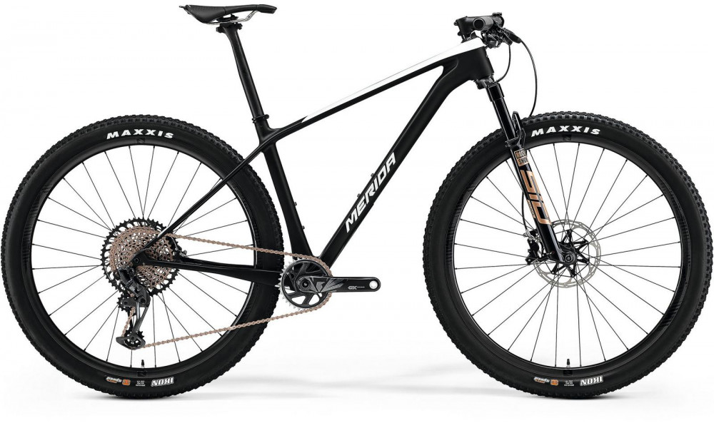 Bicycle Merida BIG.NINE 8000 2021 glossy pearl white-matt black 