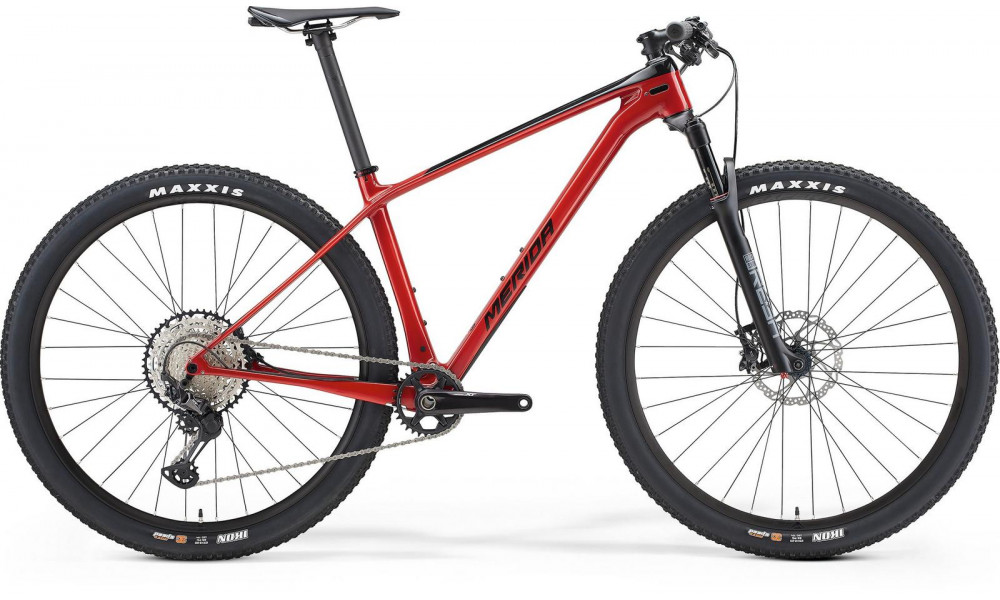 Bicycle Merida BIG.NINE XT 2021 black-x'mas red - 1