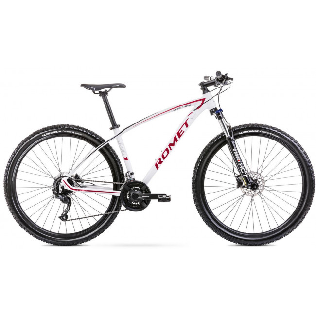 Bicycle Romet Mustang M1 29" 2021 white-red