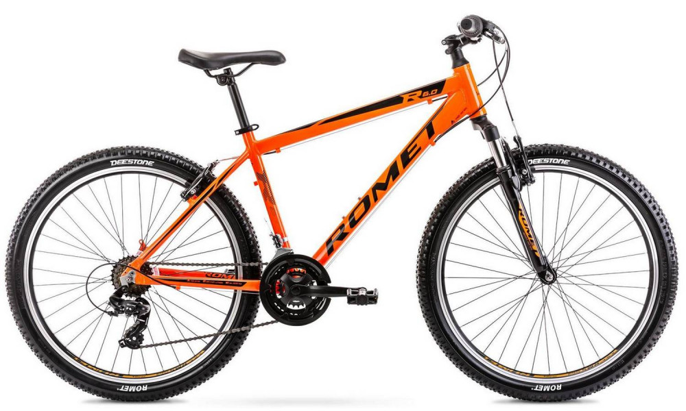 Bicycle Romet Rambler R6.0 26" 2021 orange - 1