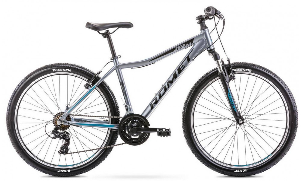 Bicycle Romet Rambler R6.0 JR 26" 2021 graphite-turquoise 