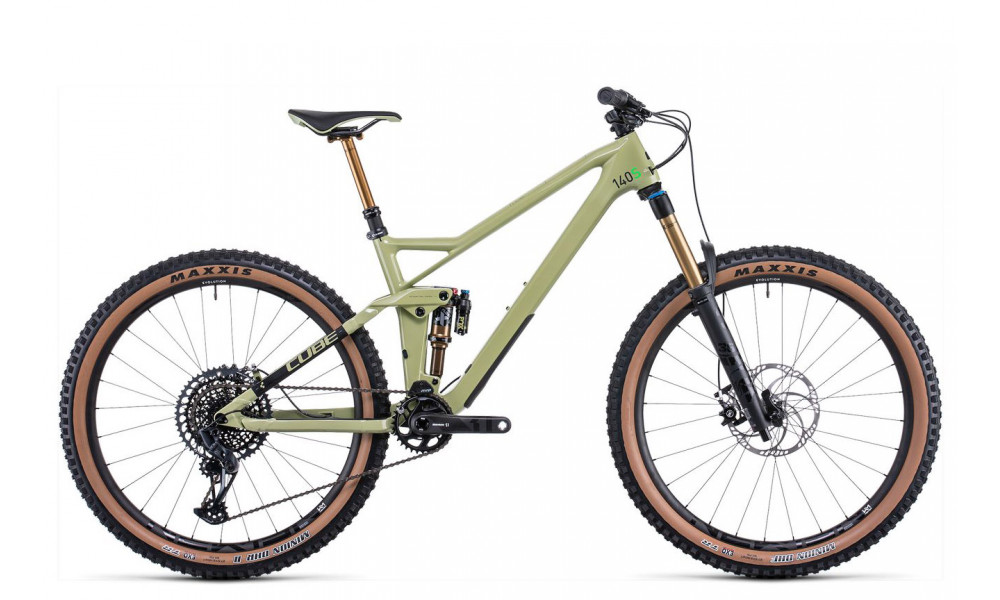 Bicycle Cube Stereo 140 HPC SLT 27.5 green'n'flashgreen 2022 - 1