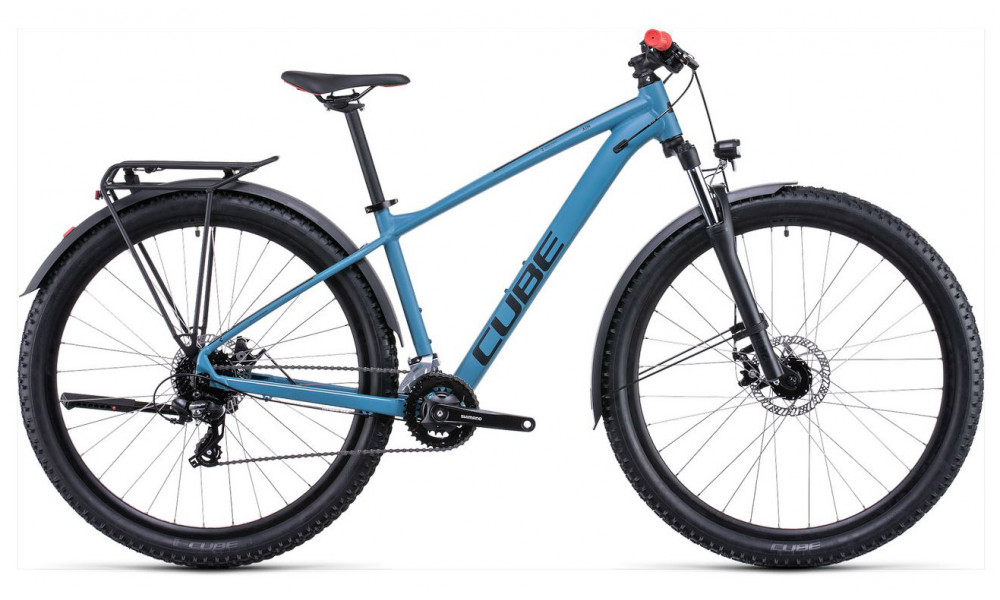 Bicycle Cube Aim Allroad 27.5 blue'n'red 2022 - 1