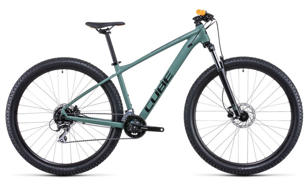 Bicycle Cube Aim Pro 27.5 olive'n'orange 2022 - 1