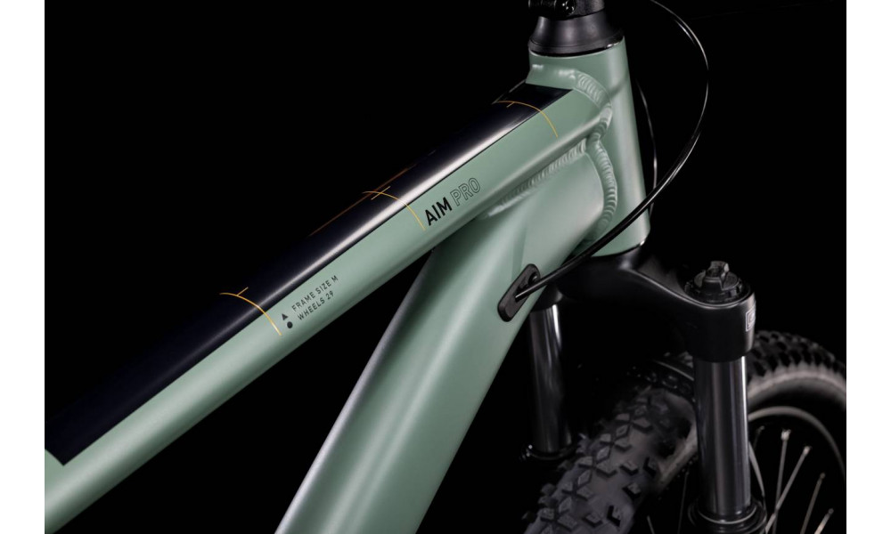 Bicycle Cube Aim Pro 27.5 olive'n'orange 2022 - 2
