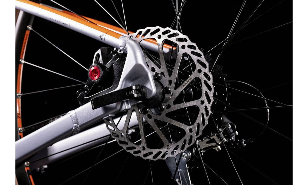 Bicycle Cube Aim Race 27.5 silver'n'orange 2022 - 3