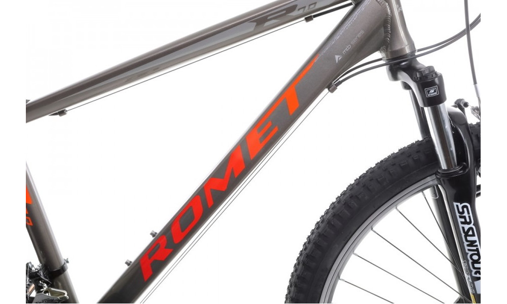 Велосипед Romet Rambler R7.0 27.5" 2022 graphite-silver - 11