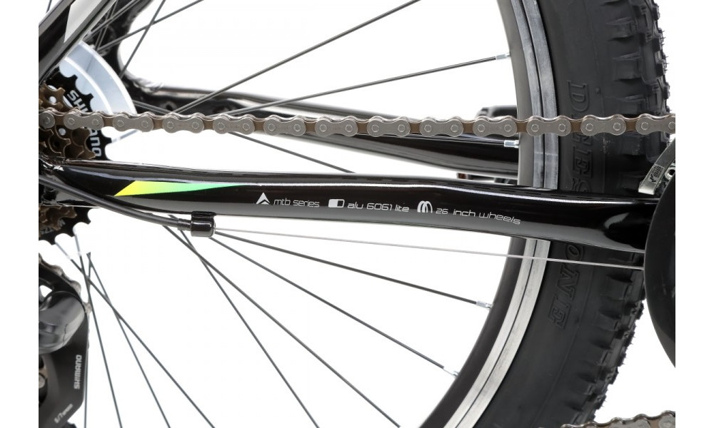 Bicycle Romet Rambler R6.1 JR 26" 2022 black-green - 15