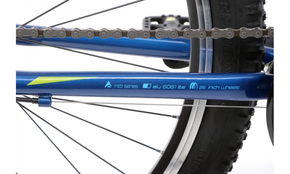 Bicycle Romet Rambler R6.0 26" 2022 blue-yellow - 6
