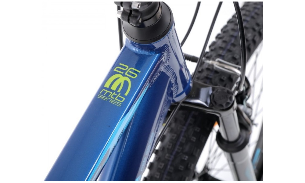 Bicycle Romet Rambler R6.0 26" 2022 blue-yellow - 10