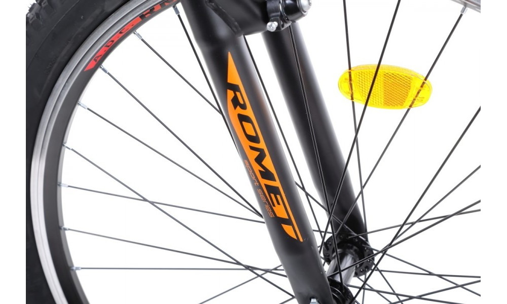 Bicycle Romet Rambler R6.0 26" 2022 black-orange - 1