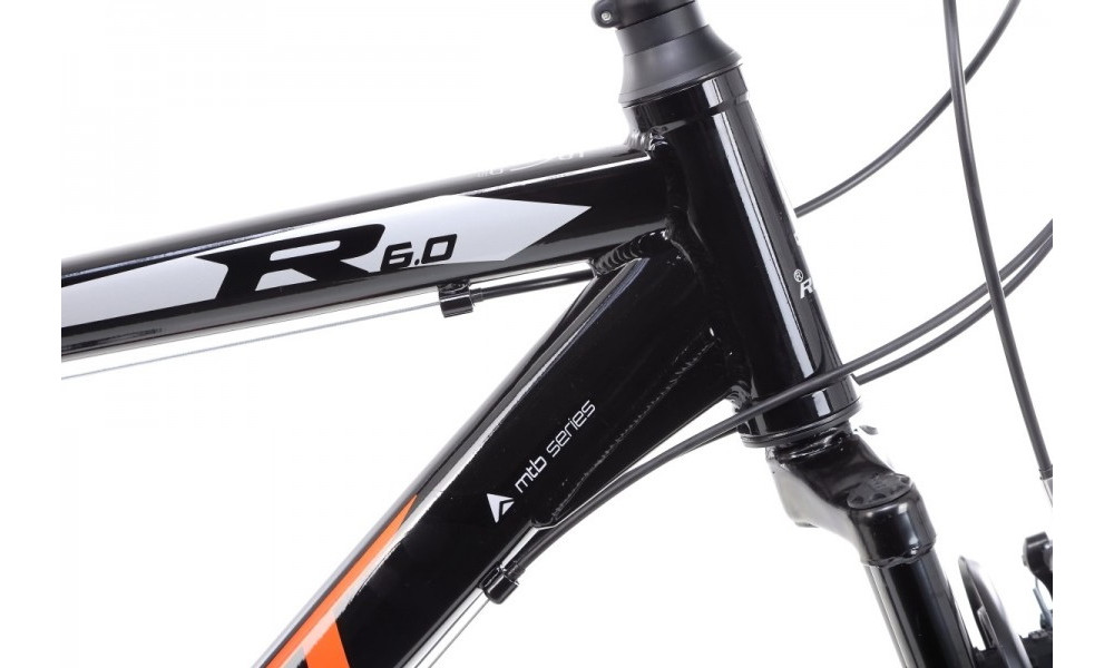 Bicycle Romet Rambler R6.0 26" 2022 black-orange - 9
