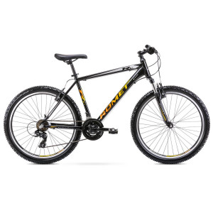 Велосипед Romet Rambler R6.1 26" 2022 black-yellow