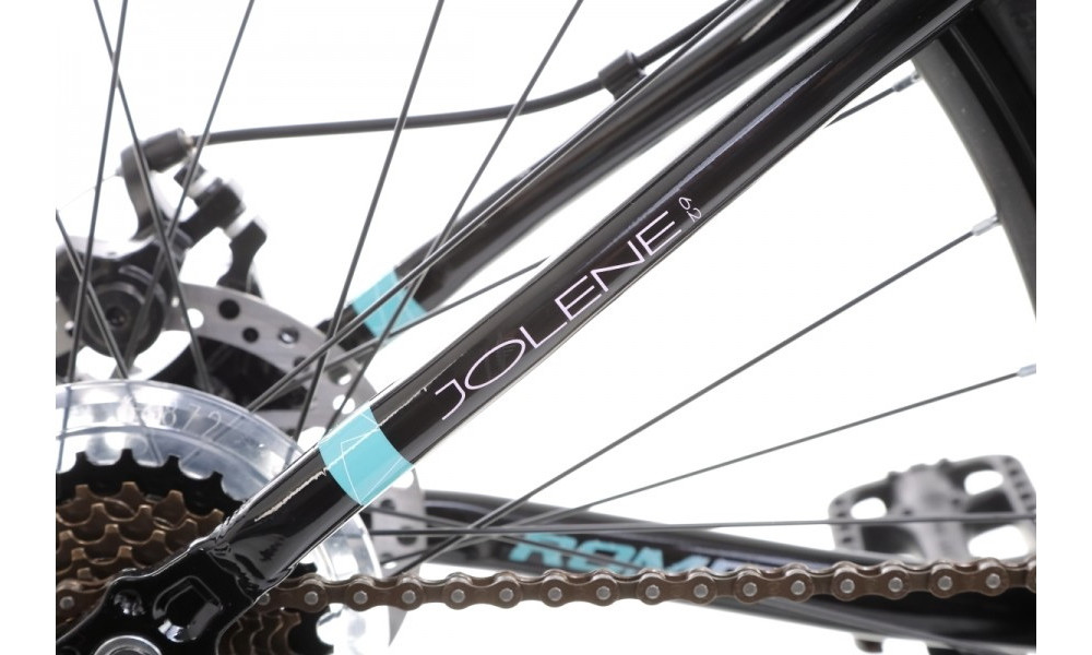 Велосипед Romet Jolene 6.2 26" 2022 black-green - 14