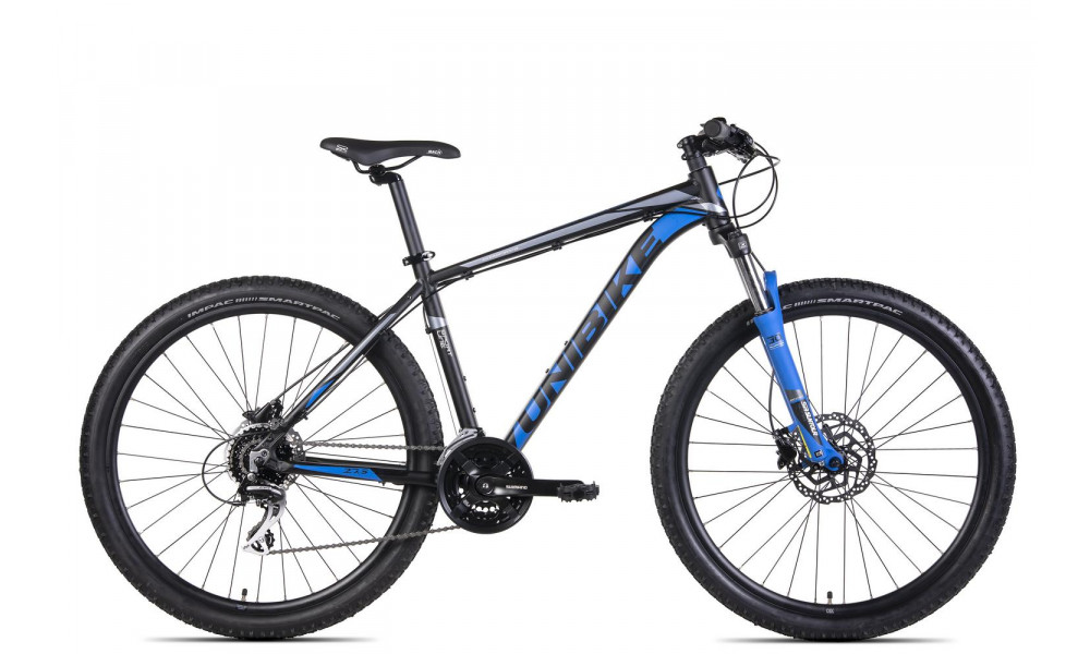 Велосипед UNIBIKE Mission 29 2022 black-blue 