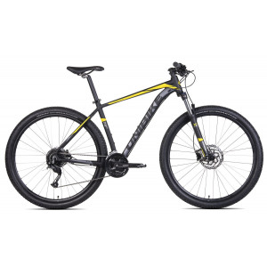Велосипед UNIBIKE Shadow 29 2022 black-yellow Велосипед UNIBIKE Shadow 29 2022 black-yellow