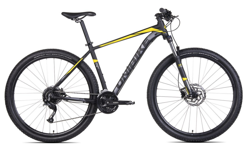 Велосипед UNIBIKE Shadow 29 2022 black-yellow - 4