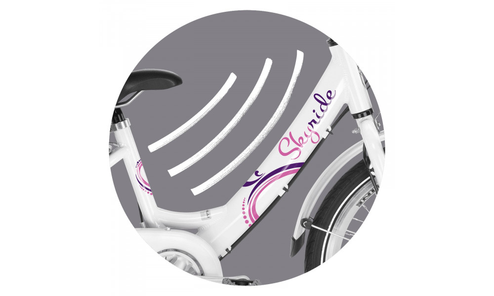 Велосипед PUKY Skyride 20-3 Alu white - 2