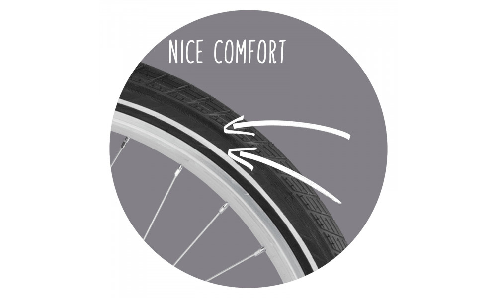 Bicycle PUKY Skyride 24-8 Alu Light white - 5