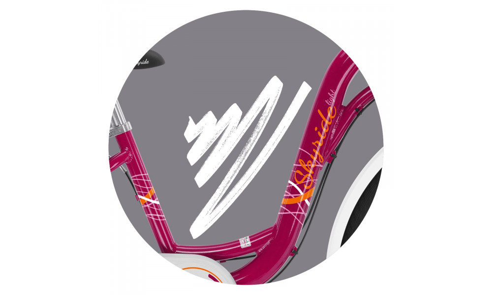 Велосипед PUKY Skyride 24-7 Alu Light berry - 2