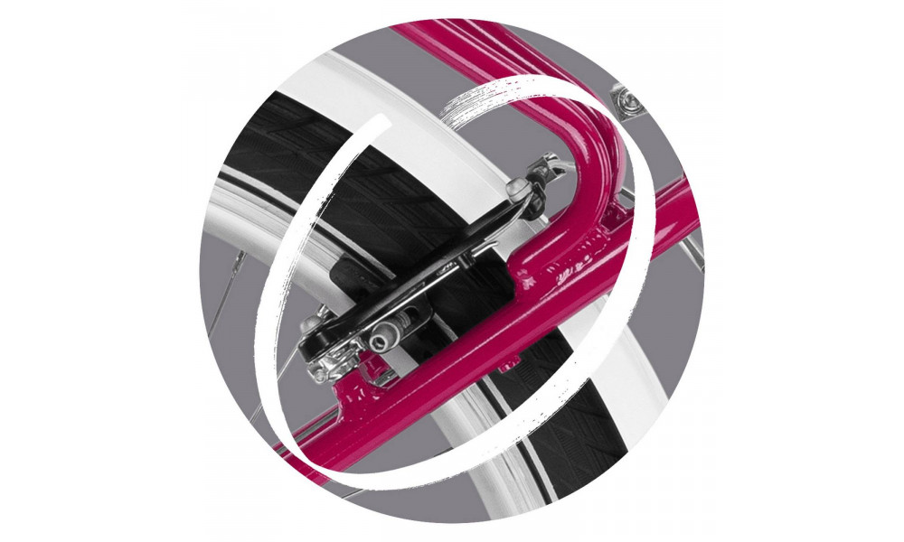 Велосипед PUKY Skyride 24-7 Alu Light berry - 7