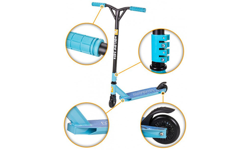 Самокат Kidz Motion Evo Stunt blue DTW - 2