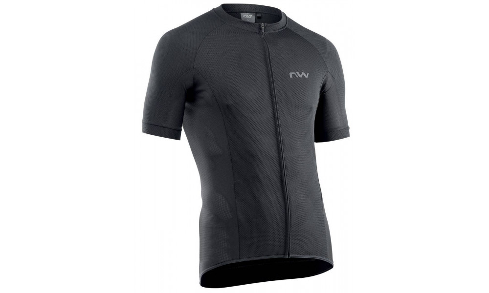 Jersey Northwave Force Full Zip S/S black - 2