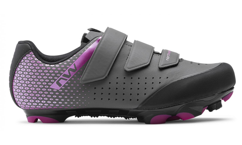 Велосипедная обувь Northwave Origin 2 WMN MTB XC anthracite-metal fuchsia - 1