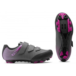 Cycling shoes Northwave Origin 2 WMN MTB XC anthracite-metal fuchsia