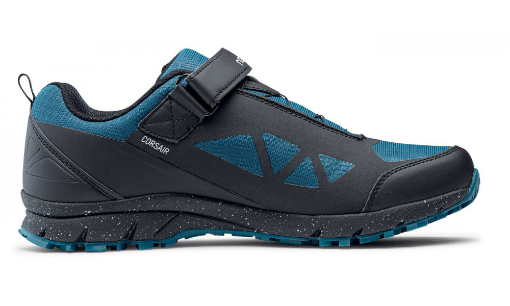 Cycling shoes Northwave Corsair MTB AM black-blue coral - 3