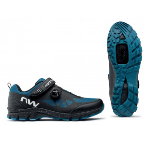 Cycling shoes Northwave Corsair MTB AM black-blue coral Cycling shoes Northwave Corsair MTB AM black-blue coral