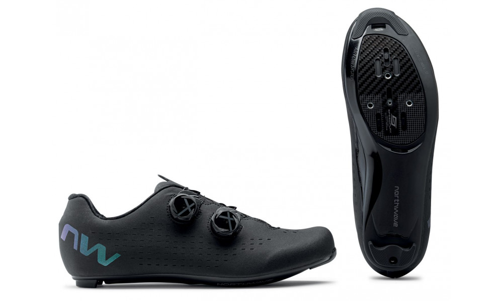 Cycling shoes Northwave Revolution 3 Road black-iridescent - 7