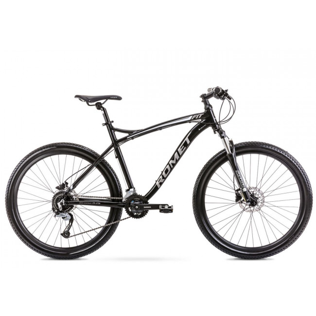 Велосипед Romet Rambler FIT 27.5" 2022 black-silver