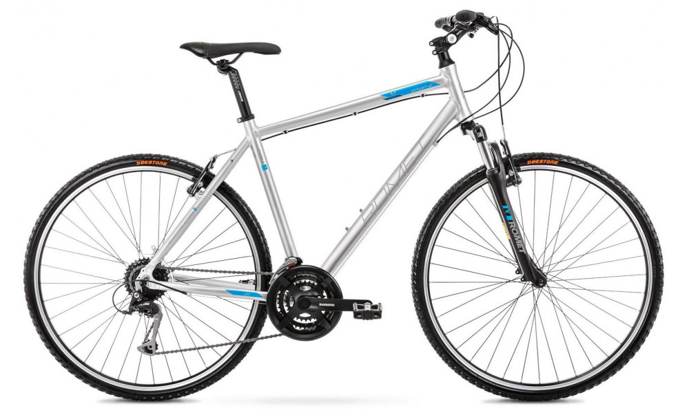 Bicycle Romet Orkan 2 M 2021 silver-blue 