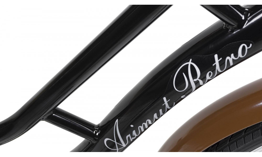 Dviratis AZIMUT Retro 28" 2020 black - 9