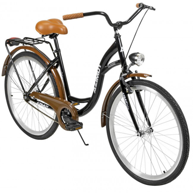 Dviratis AZIMUT Classic 26" 2023 black