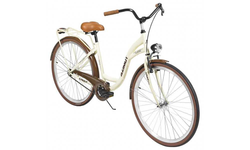 Велосипед AZIMUT Classic 28" 2025 cream - 9