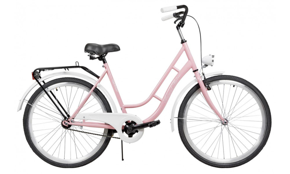 Велосипед AZIMUT Retro 26" 2025 light pink - 2