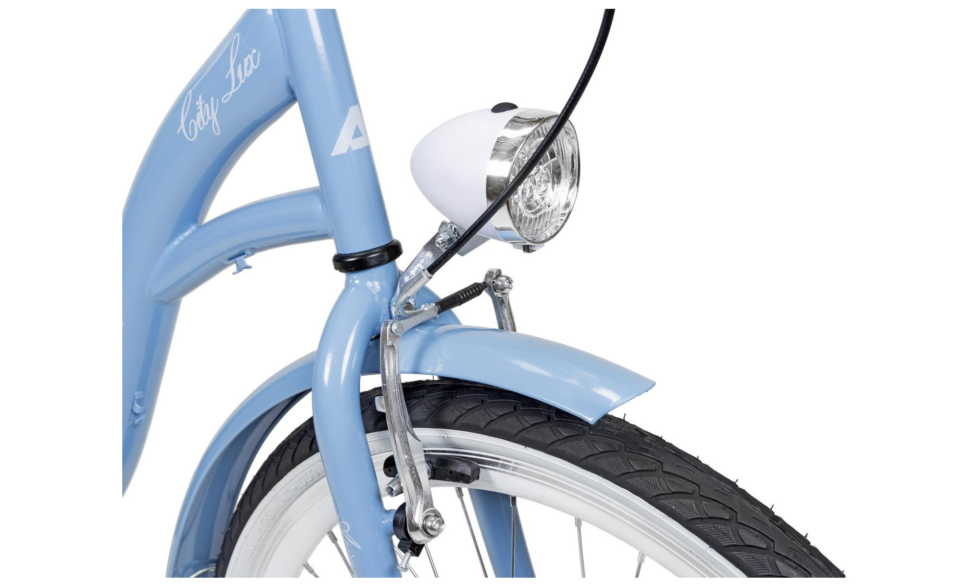 Bicycle AZIMUT City Lux 26" 2025 light blue-white - 3