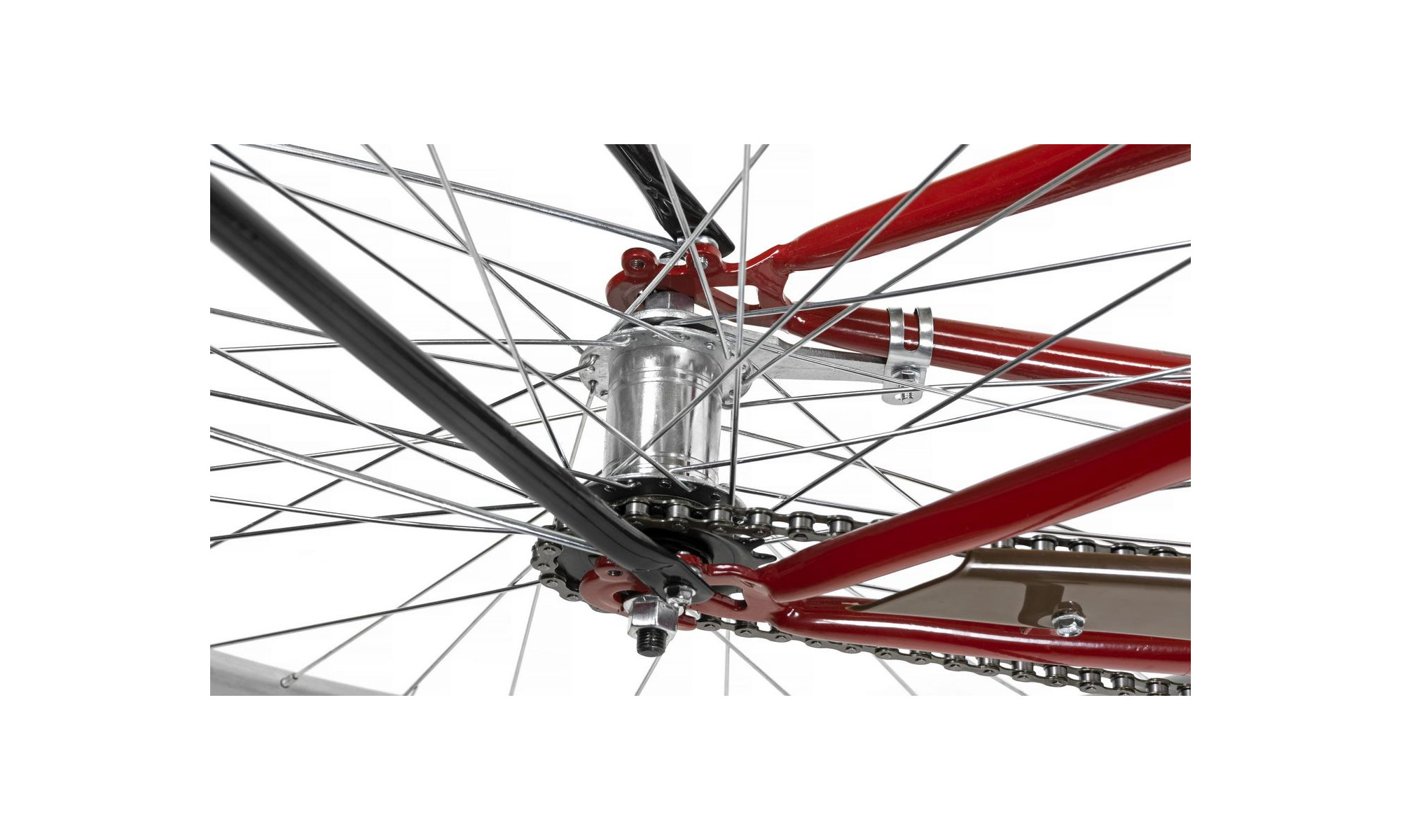 Bicycle AZIMUT City Lux 26" 2025 bordo-brown - 3