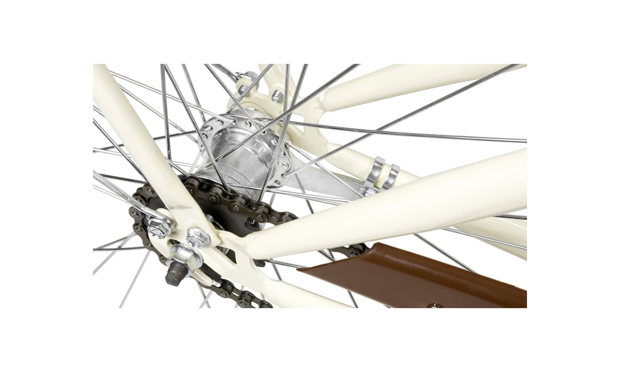 Bicycle AZIMUT City Lux 26" 2025 cream-brown - 3