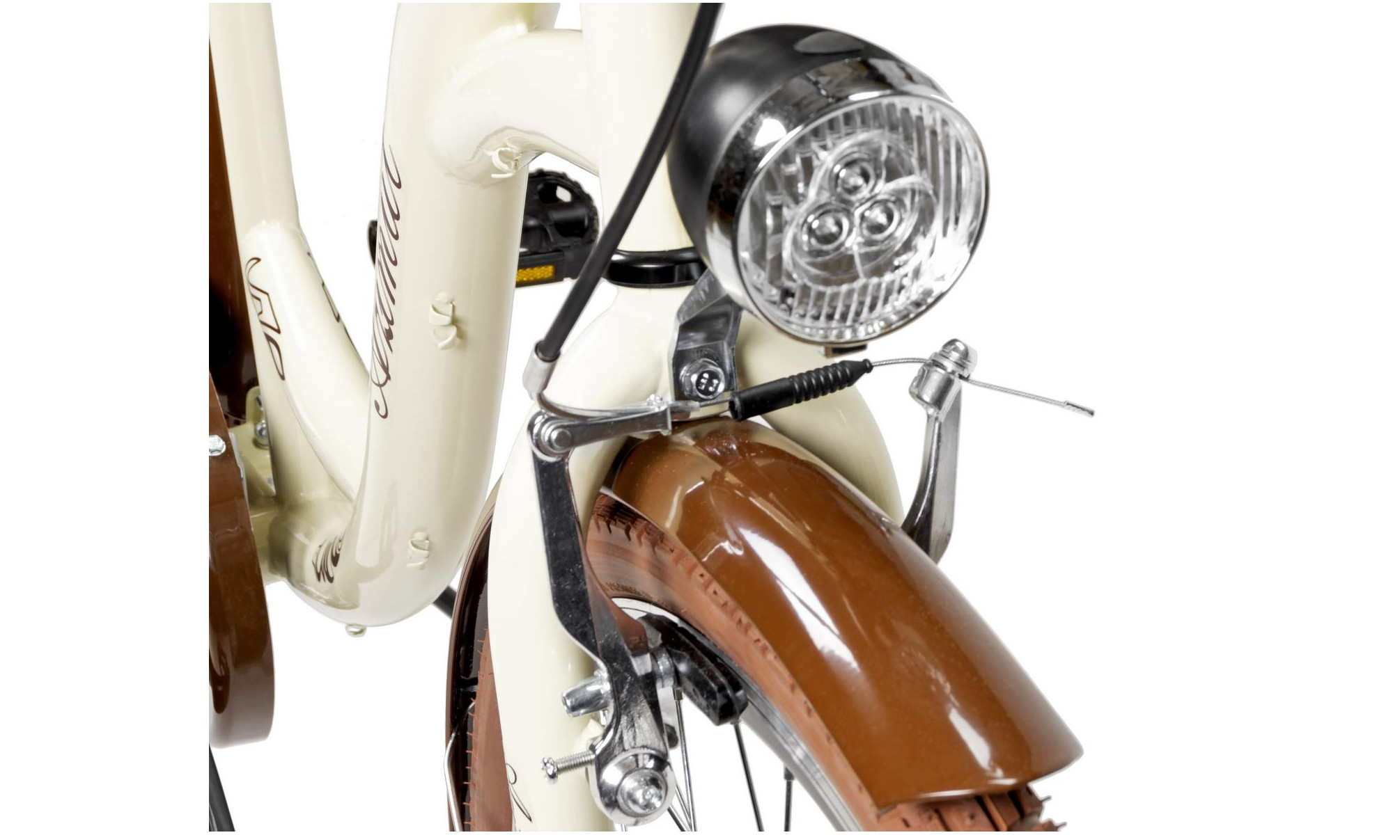 Bicycle AZIMUT City Lux 26" 2025 cream-brown - 6