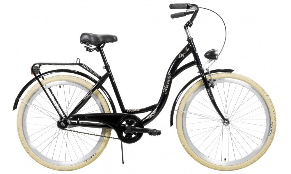 Bicycle AZIMUT City Lux 26" 2023 black-cream - 1