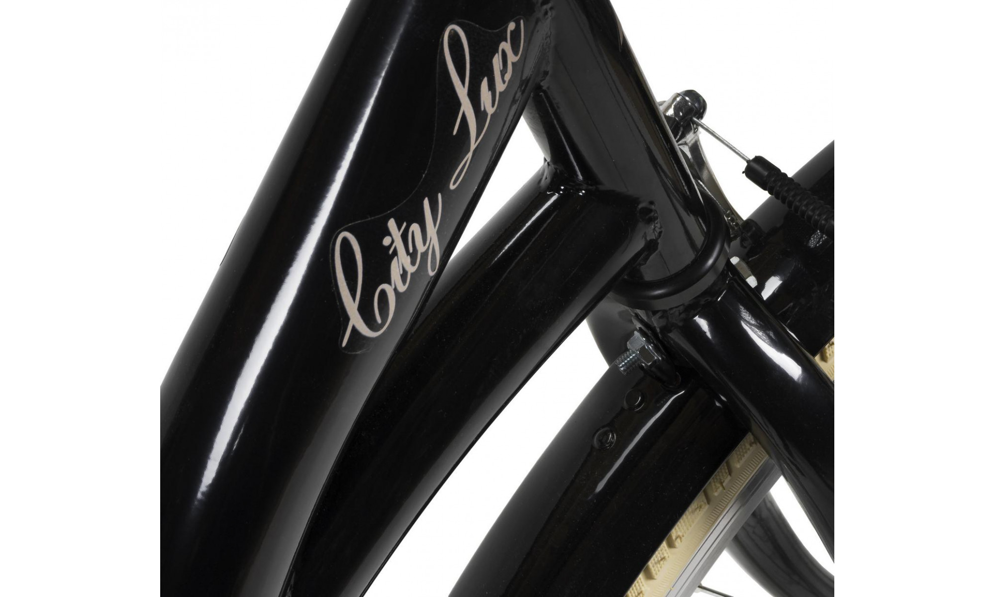 Bicycle AZIMUT City Lux 26" 2025 black-cream - 3