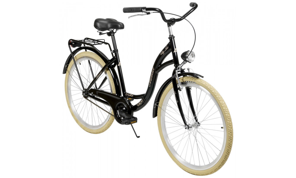 Bicycle AZIMUT City Lux 26" 2023 black-cream - 6
