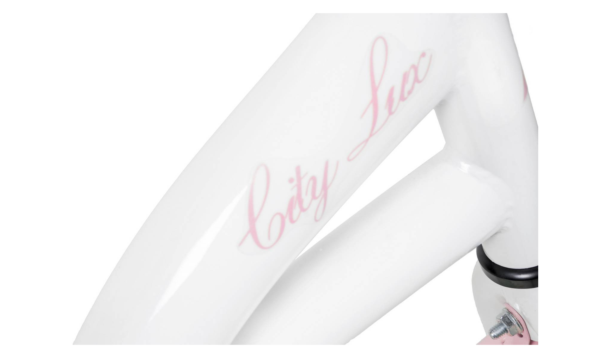 Bicycle AZIMUT City Lux 26" 2025 white-pink - 5